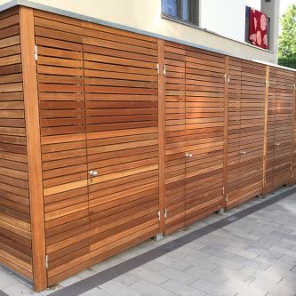 Fahrrad/Müllumhausung