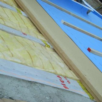 Neuer Dachaufbau einer klassischen Dachsanierung