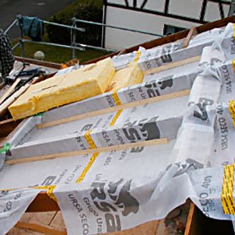 Dämmung und Dampfsperre