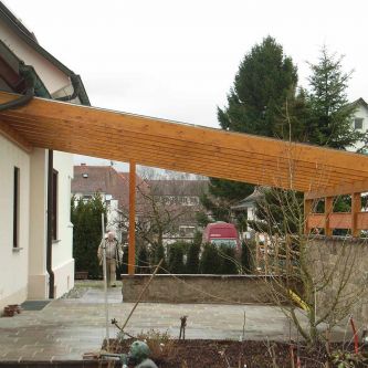 Pergola mit Glasdach